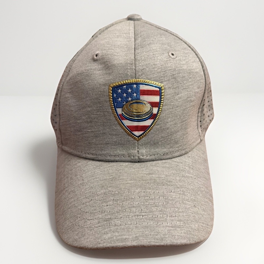 Paramount Reserve Light Gray Coin Emblem Trucker Hay Mesh Netting